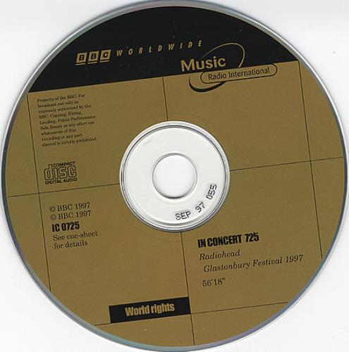 Radiohead In Concert 725 CD album (CDLP) UK R-HCDIN366511