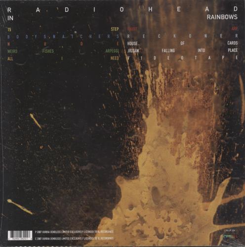 Radiohead In Rainbows - 180gm - Sealed vinyl LP album (LP record) UK R-HLPIN862014