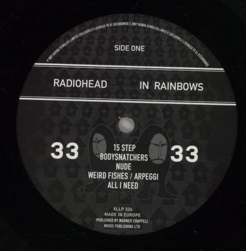 Radiohead In Rainbows - Black Vinyl vinyl LP album (LP record) UK R-HLPIN881295