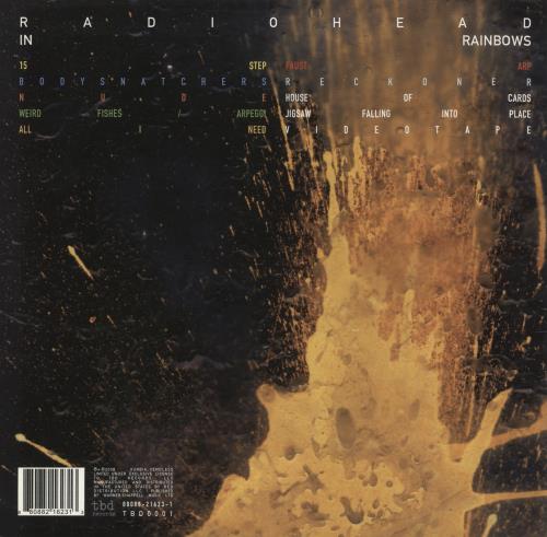 Radiohead In Rainbows vinyl LP album (LP record) US R-HLPIN431091