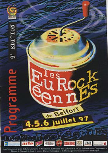 Radiohead Les Eurockeennes tour programme French R-HTRLE370870
