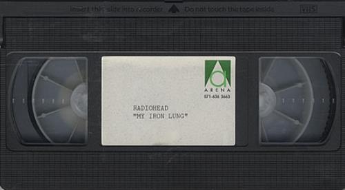 Radiohead My Iron Lung video (VHS or PAL or NTSC) UK R-HVIMY42709