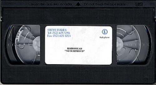 Radiohead No Surprises video (VHS or PAL or NTSC) UK R-HVINO121797