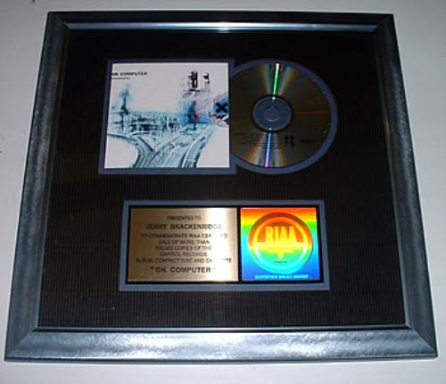 Radiohead OK Computer award disc US R-HAWOK312128