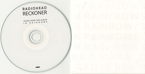 Radiohead Reckoner CD-R acetate UK R-HCRRE451051