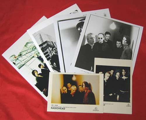 Radiohead Set Of 6 Promotional Photographs photograph UK R-HPHSE359269