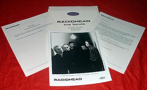 Radiohead The Bends media press pack US R-HPPTH313160
