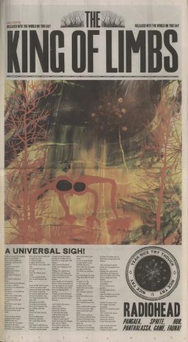 Radiohead The King Of Limbs - Clear Vinyl - Open in Bag 10" vinyl single (10 inch record) UK R-H10TH623914