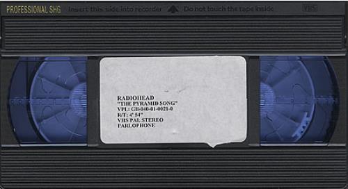 Radiohead The Pyramid Song video (VHS or PAL or NTSC) UK R-HVITH265770