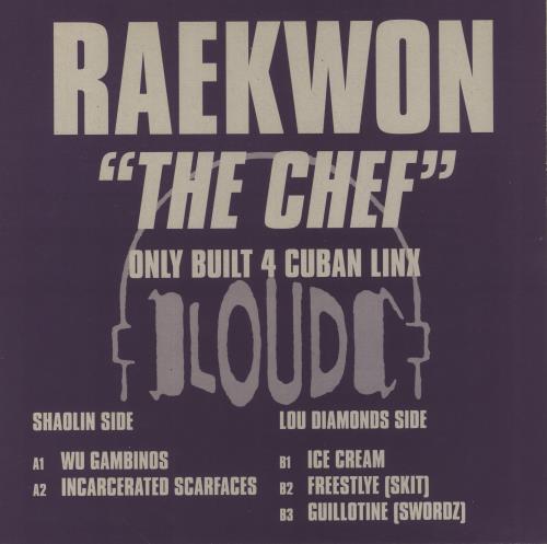 Raekwon Only Built 4 Cuban Linx 12" vinyl single (12 inch record / Maxi-single) UK Y5I12ON856400