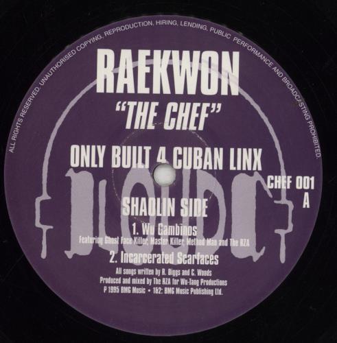 Raekwon Only Built 4 Cuban Linx 12" vinyl single (12 inch record / Maxi-single) UK Y5I12ON856400
