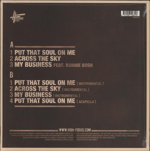 Rag N Bone Man Put That Soul On Me - Orange & Black Vinyl - Sealed 12" vinyl single (12 inch record / Maxi-single) UK 1GH12PU775717