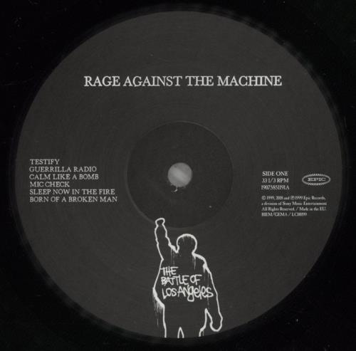 Rage Against The Machine The Battle Of Los Angeles - 180 Gram vinyl LP album (LP record) UK RAGLPTH879203