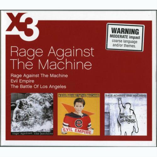 Rage Against The Machine X3 3-CD album set (Triple CD) Australian RAG3CX456056