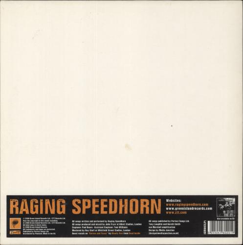 Raging Speedhorn Raging Speedhorn - Autographed vinyl LP album (LP record) UK RGGLPRA880159