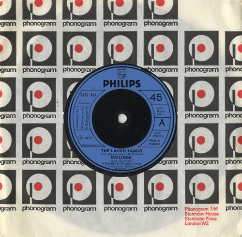 Railings The Laugh Tango 7" vinyl single (7 inch record / 45) UK 5RA07TH484096