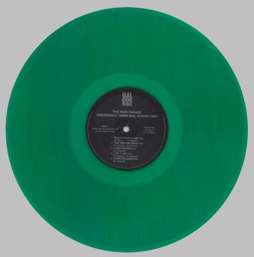 Rain Parade Emergency Third Rail Power Trip - Green Vinyl vinyl LP album (LP record) US RNPLPEM828508