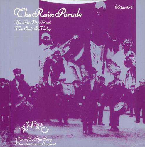 Rain Parade You Are My Friend 7" vinyl single (7 inch record / 45) UK RNP07YO685568