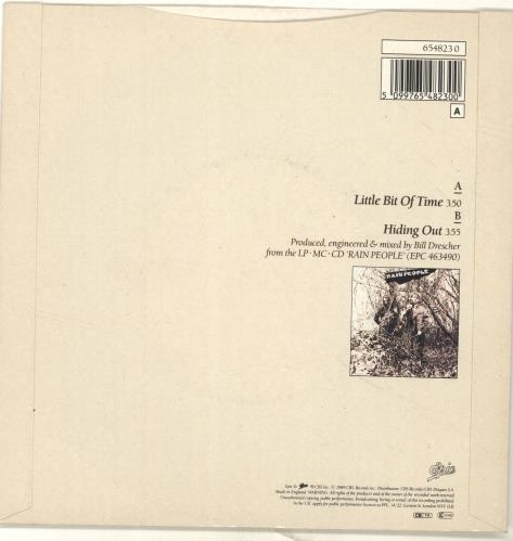 Rain People Little Bit Of Time 7" vinyl single (7 inch record / 45) UK YDJ07LI697419