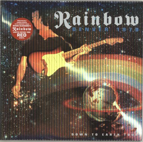 Rainbow Denver 1979 Down To Earth Tour - Red Vinyl 2-LP vinyl record set (Double LP Album) US RBO2LDE695695