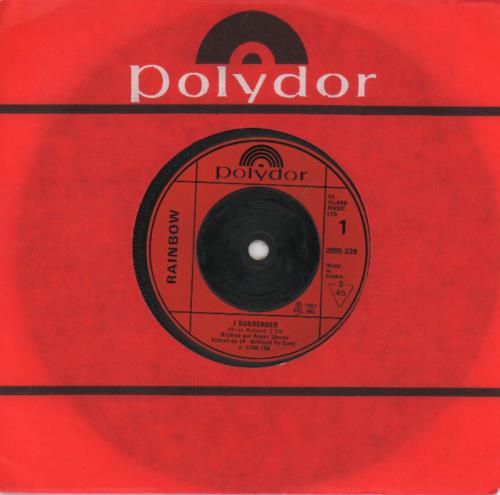 Rainbow I Surrender 7" vinyl single (7 inch record / 45) French RBO07IS568389