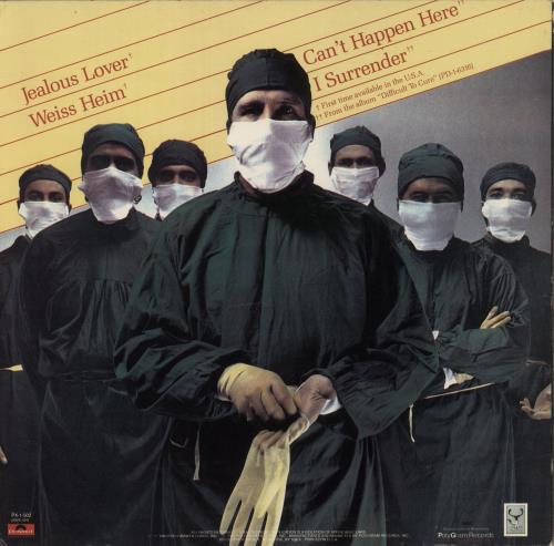 Rainbow Jealous Lover 12" vinyl single (12 inch record / Maxi-single) US RBO12JE96151