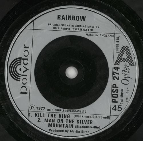 Rainbow Live EP 7" vinyl single (7 inch record / 45) UK RBO07LI100037