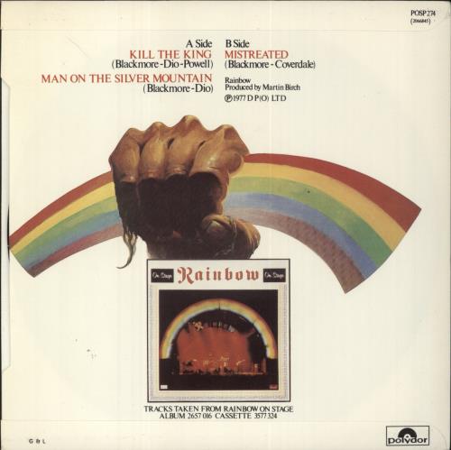 Rainbow Live EP 7" vinyl single (7 inch record / 45) UK RBO07LI833625