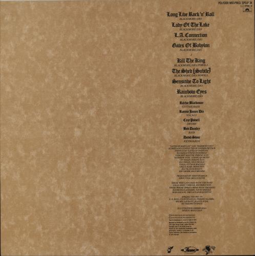 Rainbow Long Live Rock 'N' Roll vinyl LP album (LP record) UK RBOLPLO232800