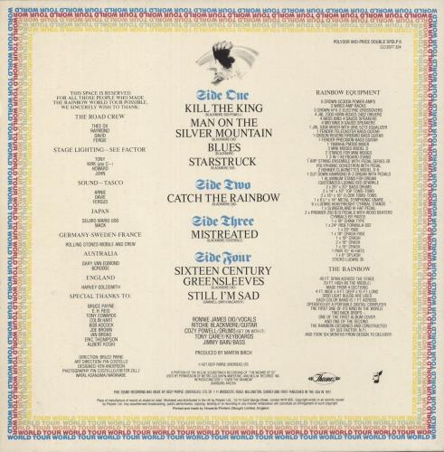 Rainbow On Stage 2-LP vinyl record set (Double LP Album) UK RBO2LON579118