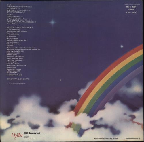 Rainbow Ritchie Blackmore's Rainbow - 1st - EX vinyl LP album (LP record) UK RBOLPRI668979