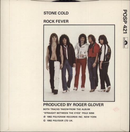 Rainbow Stone Cold 7" vinyl single (7 inch record / 45) UK RBO07ST70343