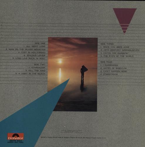 Rainbow The Best Of Rainbow 2-LP vinyl record set (Double LP Album) Singapore RBO2LTH762698