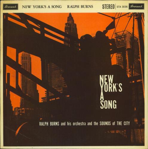 Ralph Burns New York's A Song vinyl LP album (LP record) UK R7LLPNE775424