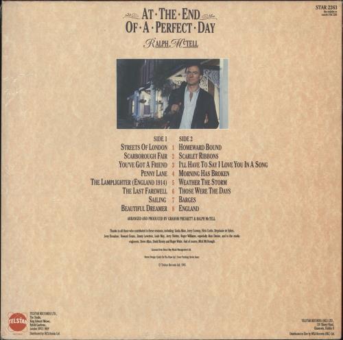 Ralph McTell At The End Of A Perfect Day - Sealed vinyl LP album (LP record) UK 7RMLPAT698924
