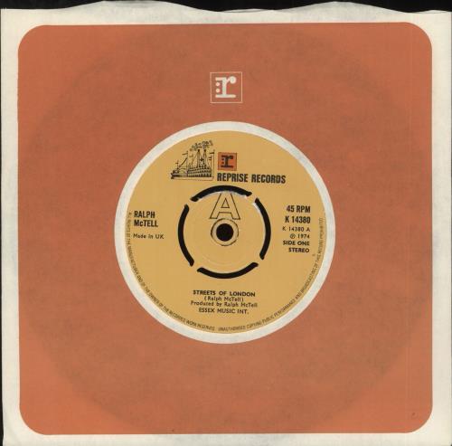 Ralph McTell Streets Of London - 4pr 7" vinyl single (7 inch record / 45) UK 7RM07ST415645