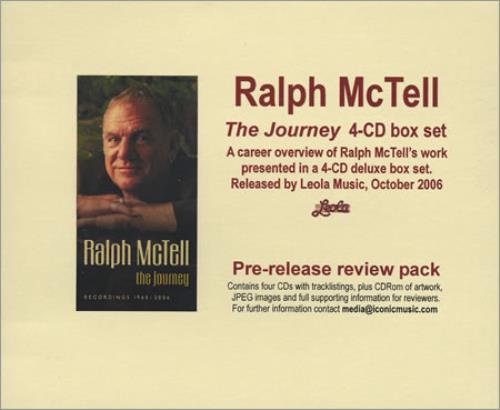 Ralph McTell The Journey 4-CD album set UK 7RM4CTH392856