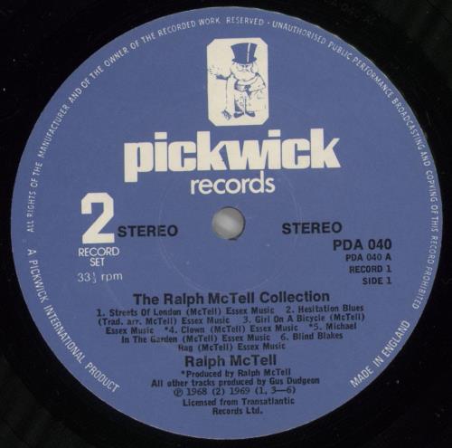 Ralph McTell The Ralph McTell Collection 2-LP vinyl record set (Double LP Album) UK 7RM2LTH611965