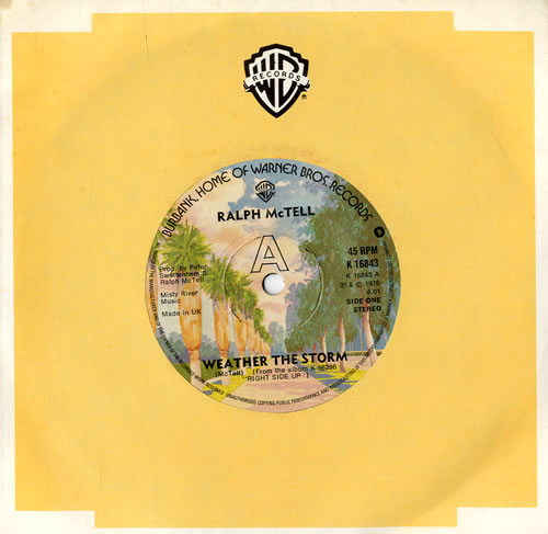 Ralph McTell Weather The Storm 7" vinyl single (7 inch record / 45) UK 7RM07WE564497