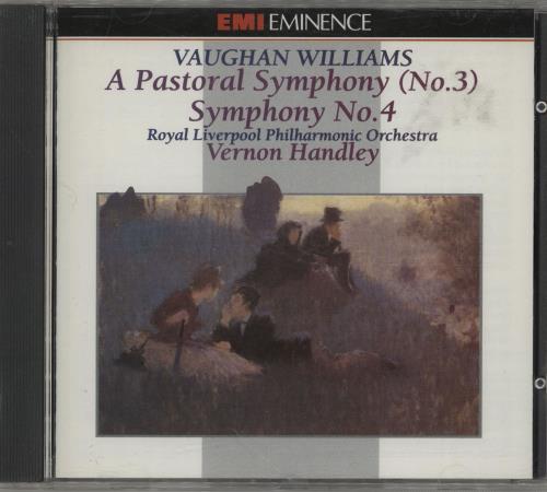 Ralph Vaughan Williams A Pastoral Symphony (No.3) / Symphony No.4 CD album (CDLP) UK VB7CDAP753463