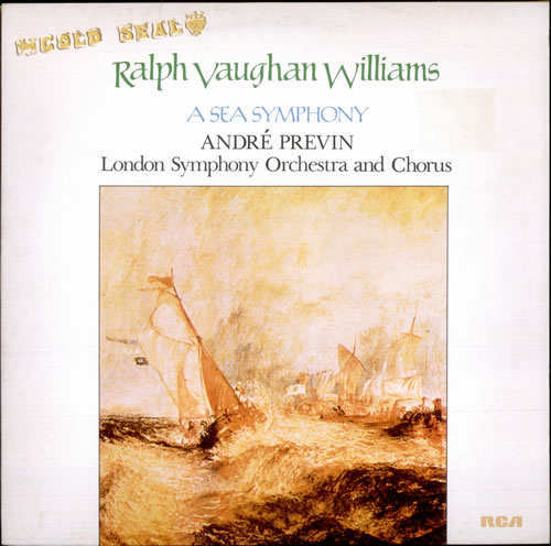 Ralph Vaughan Williams A Sea Symphony vinyl LP album (LP record) UK VB7LPAS527696