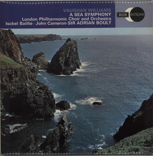 Ralph Vaughan Williams A Sea Symphony vinyl LP album (LP record) UK VB7LPAS664807