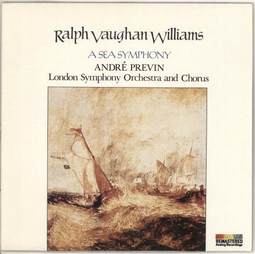 Ralph Vaughan Williams A Sea Symphony vinyl LP album (LP record) UK VB7LPAS710299