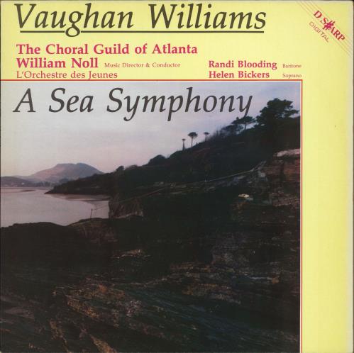 Ralph Vaughan Williams A Sea Symphony vinyl LP album (LP record) UK VB7LPAS771412