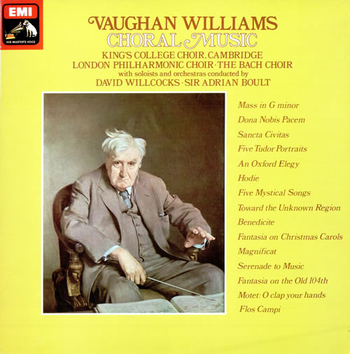 Ralph Vaughan Williams Choral Music Vinyl Box Set UK VB7VXCH484690