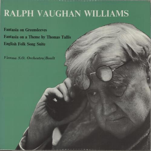 Ralph Vaughan Williams Fantasia On Greensleeves / Fantasia On a Theme By Thomas Tallis / English Folk Song Suite vinyl LP album (LP record) UK VB7LPFA671544