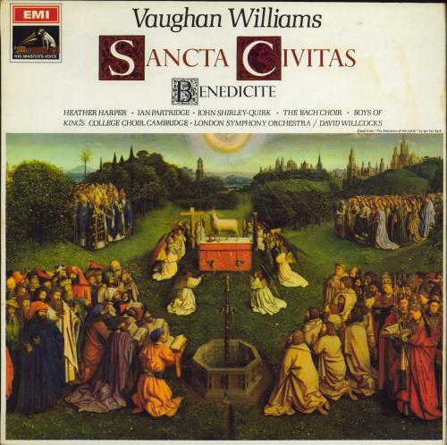 Ralph Vaughan Williams Sancta Civitas / Benedicite vinyl LP album (LP record) UK VB7LPSA771746