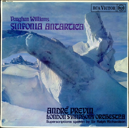 Ralph Vaughan Williams Sinfonia Antartica vinyl LP album (LP record) UK VB7LPSI525563