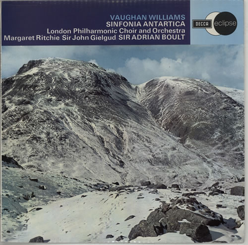 Ralph Vaughan Williams Sinfonia Antartica vinyl LP album (LP record) UK VB7LPSI642274