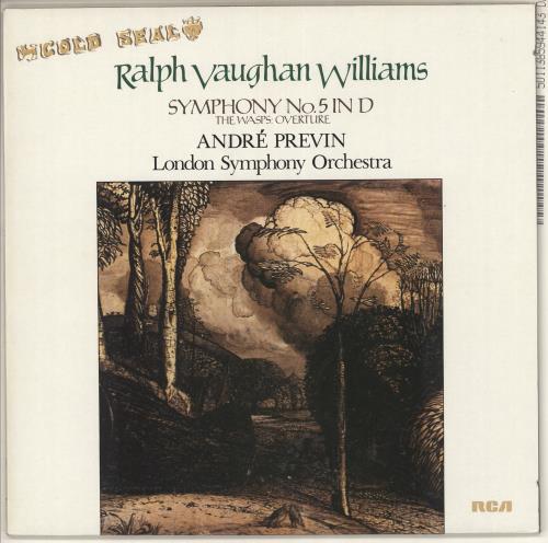 Ralph Vaughan Williams Vaughan Williams: Symphony No. 5 / The Wasps: Overture vinyl LP album (LP record) German VB7LPVA725597